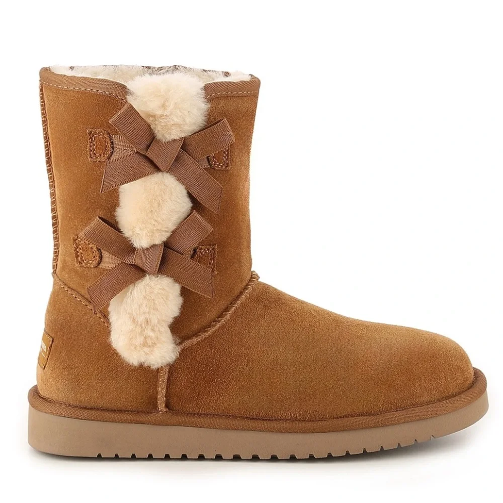 Koolaburra by Ugg - Victoria Short Bootie - Women’s 8 - Cognac - Picture 5 of 15